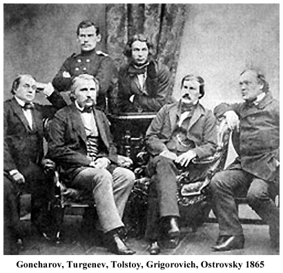 Goncharov+Turgenev+Tolstoy+Grigorovich+Druzhinin+Ostrovsky 1856